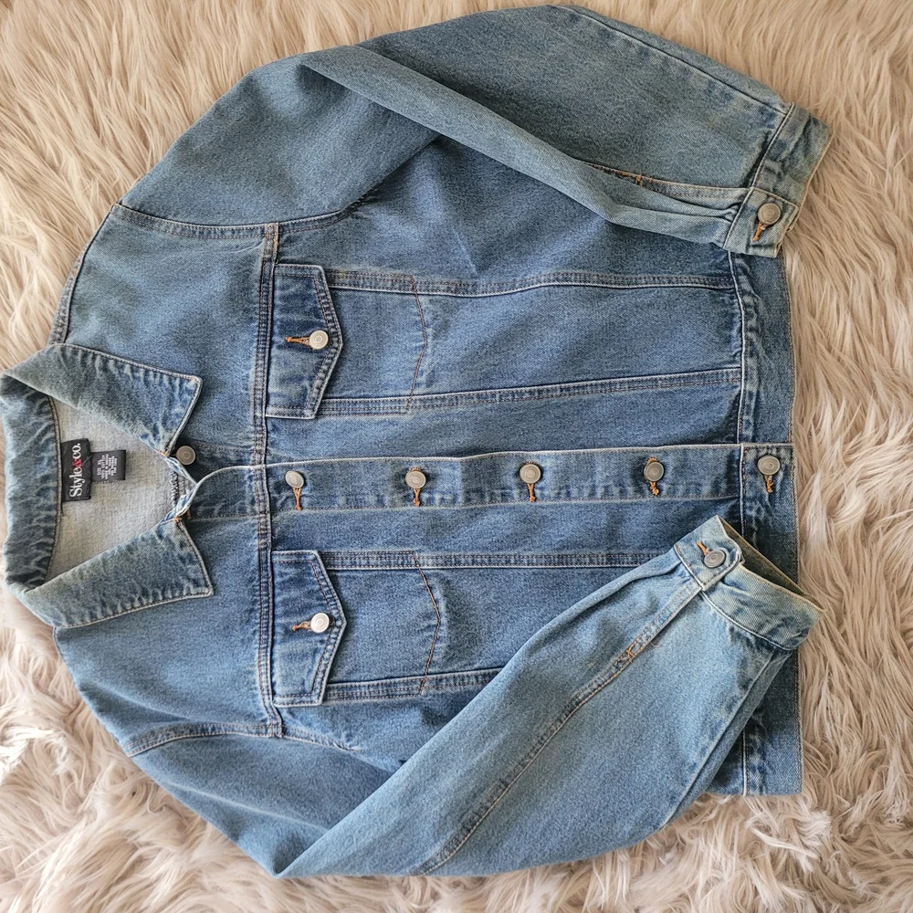 STYLE & CO Denim‎ Jacket Size XL - Picture 5 of 7